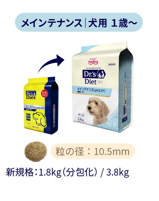 フードの種類総合栄養食ドクターズダイエット 犬 メインテナンス 3.8kg×6袋